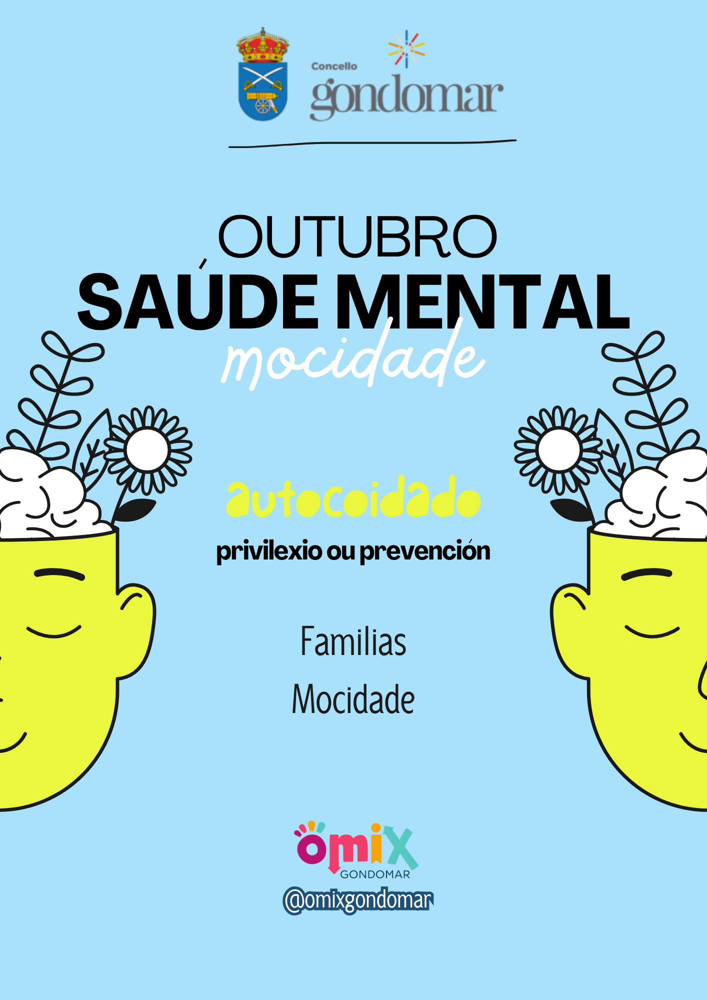 Cartel de Ciclo Saúde Mental Mocidade · Educación Sexual Integral